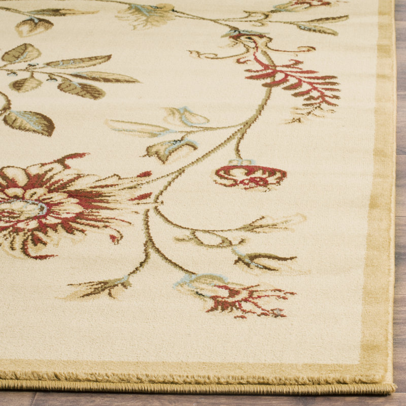 Tapis performance à motif floral Carolane, Rectangle 10 pi 6 po x 14 pi
