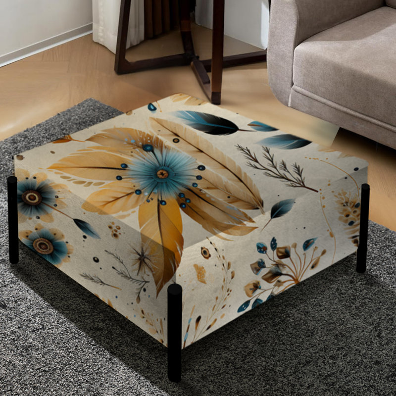 Motif rustique bohème à motif floral bohème