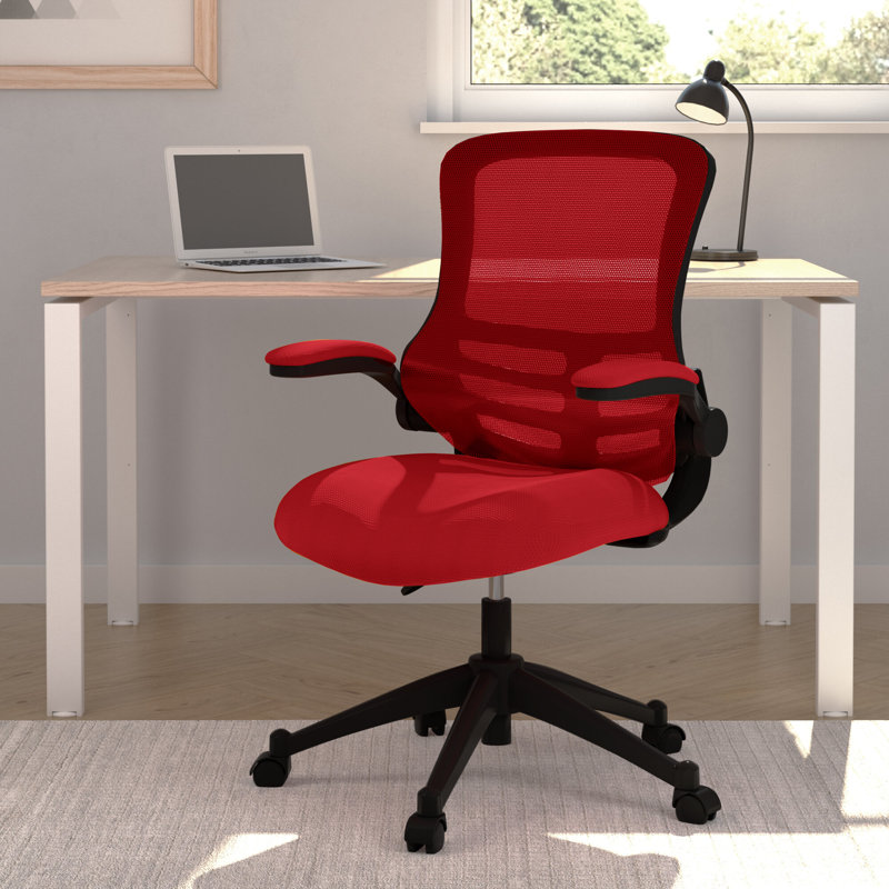Emmaleigh Mesh Office Chair, Red