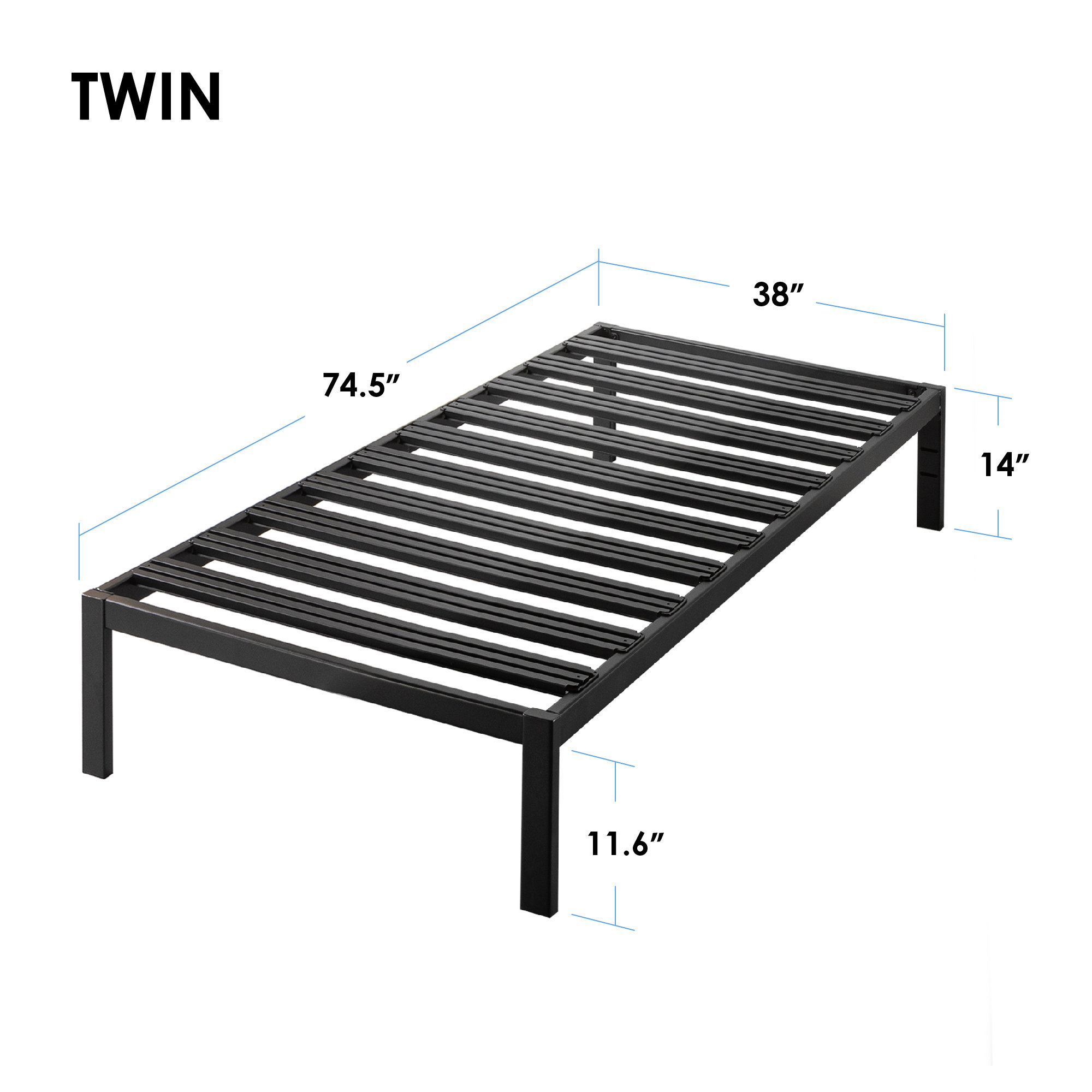 紗ページ Storage Headboard and 4 Drawers Bed Frame