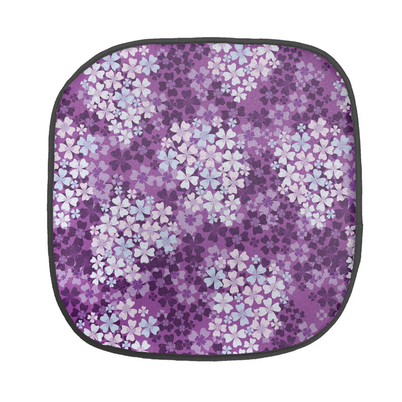 Coussin de siège papillon, Purple Floral 1