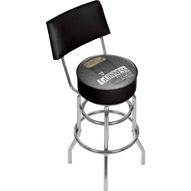 Swivel Upholstered Counter Stool