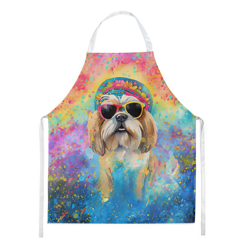No Pattern Bib Apron