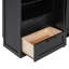 Lit escamotable mural avec placard, tiroirs et tablettes pour des solutions de rangement polyvalentes et peu encombrantes-558201436
