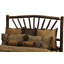 Tête de lit Frieside Lodge Hickory Sunburst - très grand - naturel-382953103