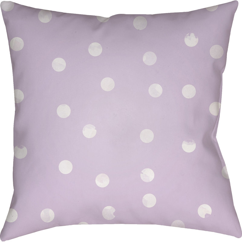  Indoor/Outdoor Throw Pillow, Purple, 18" H x 18" W x 4" D