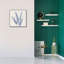 «Forest Ferns 2 V2 Blue» par Albena Hristova, art mural sur toile-102878935