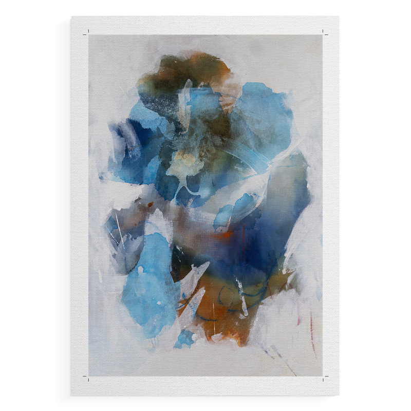 Bleu brumeux II - Impression sur toile seulement - NON-CADRE, H 18 po x l 12 po