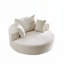 Fauteuil en chenille avec accoudoirs et 3 coussins-935639172