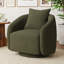 Fauteuil demi-tonneau pivotant l 28,5 po Bashar-898202286