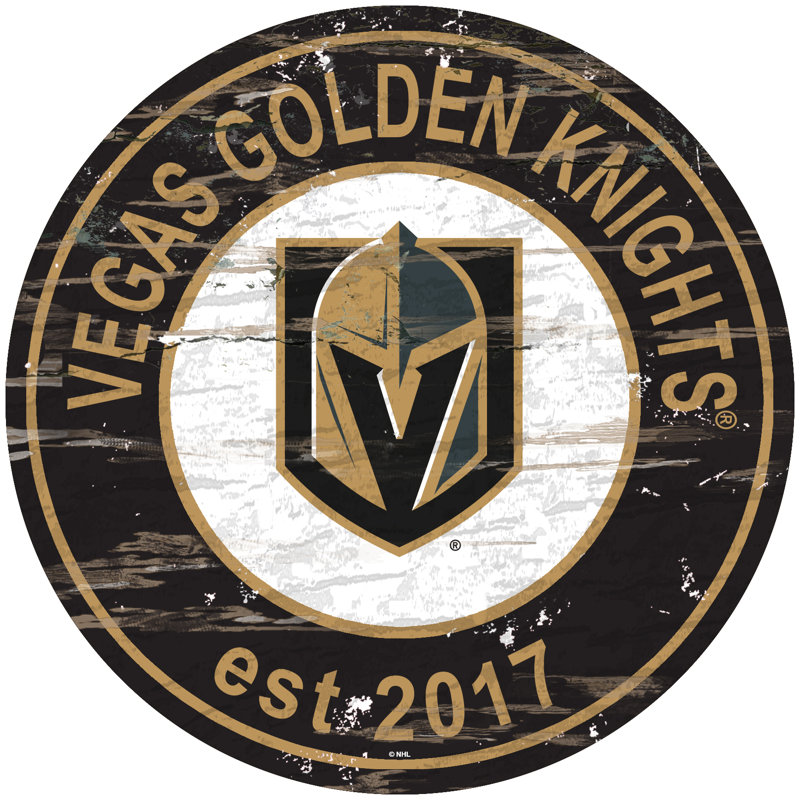 Traditional Entertainment Wall Decor, Vegas Golden Knights