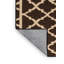 Tapis noir en treillis lavable à la machine-778659402