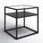 Duran Glass Top End Table