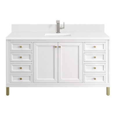 Chicago 60'' Single Bathroom Vanity with Top