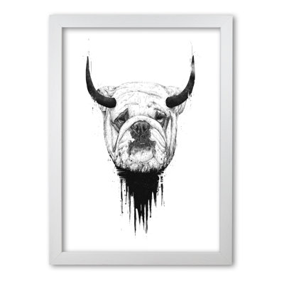 Bulldog Horns by Mercedes Lopes Charro - Print