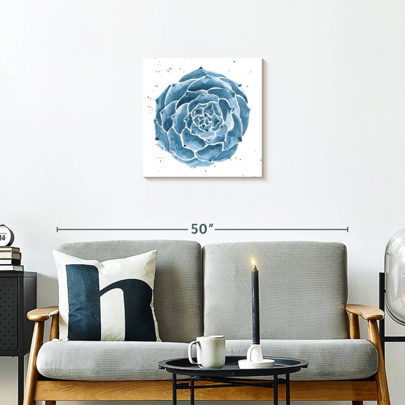 Midnight Succulent II, 20" H x 20" W