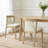 Upholstered Backrest Armless Dining Chairs-1899159572
