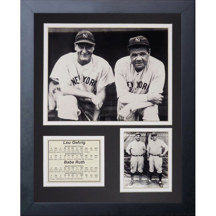 Babe Ruth Framed New York Yankees Jersey 