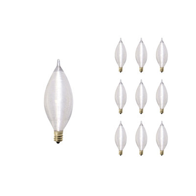 40 W C11 E12/Candelabra Incandescent Smart Bulb
