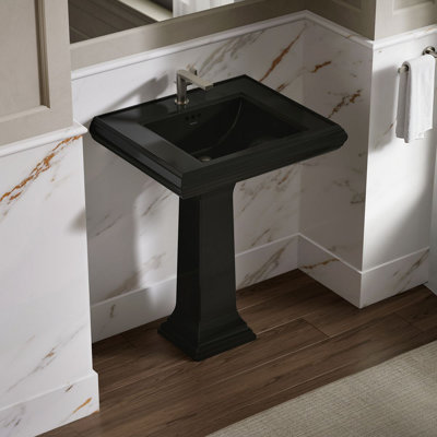 Memoirs Classic 27-1/4" rectangular pedestal bathroom sink