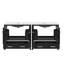 Meuble-lavabo 72 po avec lavabo en céramique, portes à fermeture douce, tablettes de rangement doubles et tiroir divisé-531660809