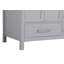Meuble-lavabo simple 36 po avec plateau en marbre Hines-1244386776