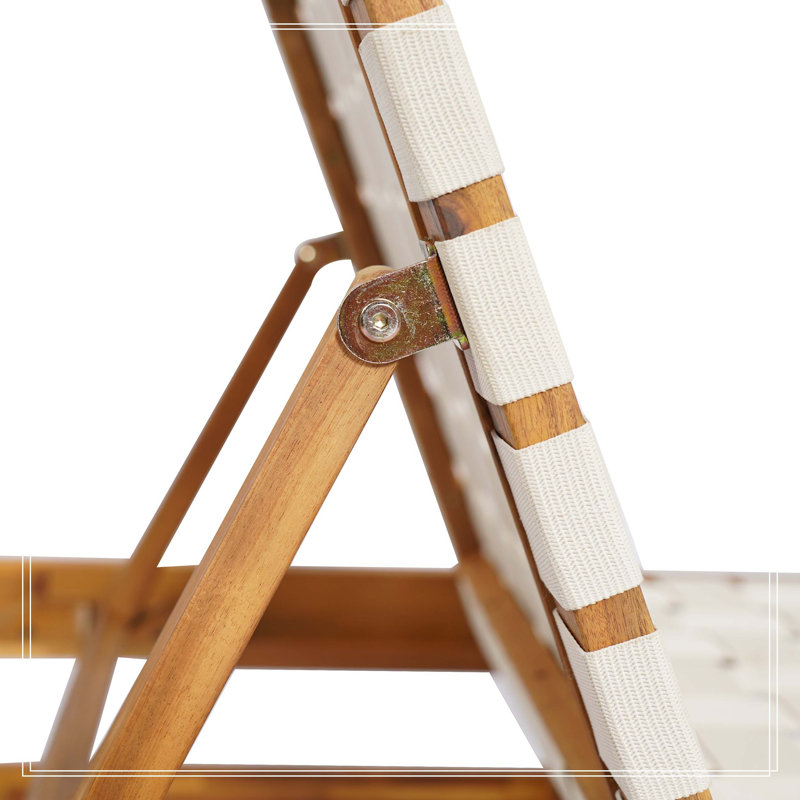 4 chaises longues extérieures