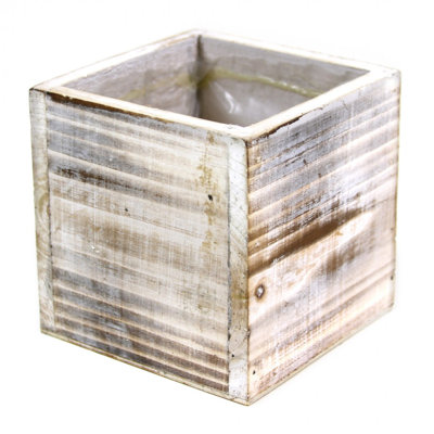 vase en bois cube Gritton