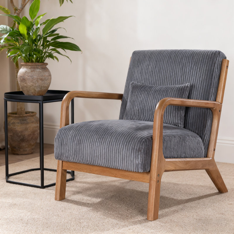 Chaise longue en bois, Gris, Naturel