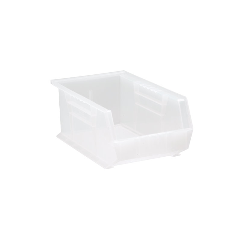  QUS241CL Ensemble de 12 bacs de rangement ultra-résistants empilables et suspendus L 14 po x l 9 po x H 6 po, 674.68, Clear