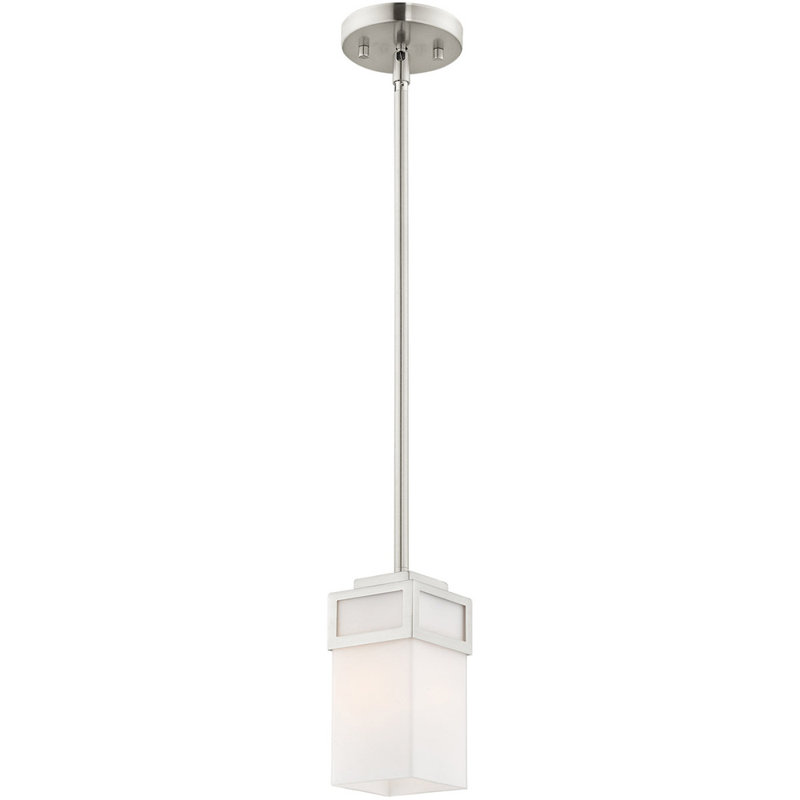 Luminaire suspendu rectangulaire 1 lumière