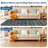 Floral Washable Living Room Rug Non Slip, Low Pile Foldable Printed Mat, Soft Non Shedding Floor Covering-963766893
