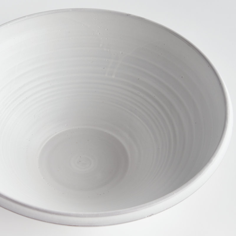 Mirela Grande Decorative Bowl, White