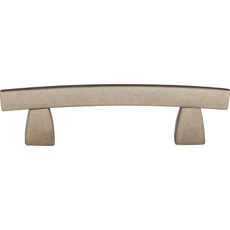 Arched Bar Pull, Pewter Antique, 3" Center to Center