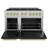 ZLINE Autograph Edition 48 in. Classic Satin Steel Gas Range w/ Doors & Accents-105283487