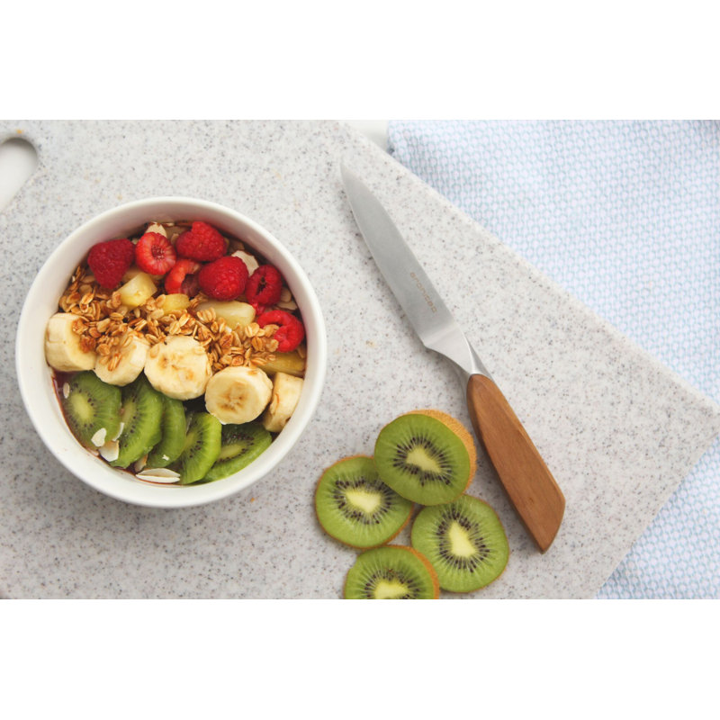 Eco-Friendly Gray Plastic Rectangular Cutting Board, 16x12