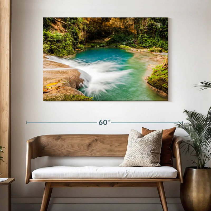 Cascade Alvord Blue Hole, H 32 po x l 48 po