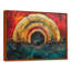 Abstrait marbré arc-en-ciel, couleurs de la vie II - art mural arc-en-ciel-849398843-849398796