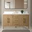 Meuble-lavabo simple 60 po avec plateau en marbre Chambery-94811334-94811340