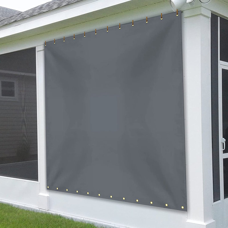 Heavy Duty Multipurpose Waterproof Tarp, Outdoor Protective Tarpaulin with Reinforce & UV Resistant(10 x 7 ft), Gray