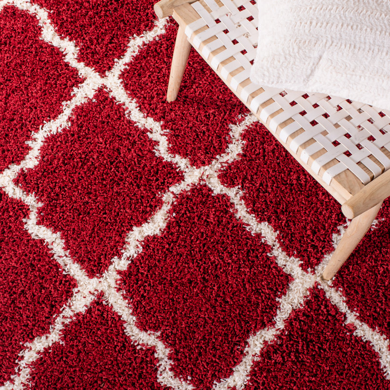 Sgd-Dallas Shag Performance Geometric Rug, Round 6'