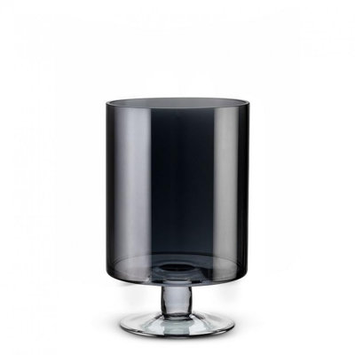 Grand porte-bougie ouragan irisé