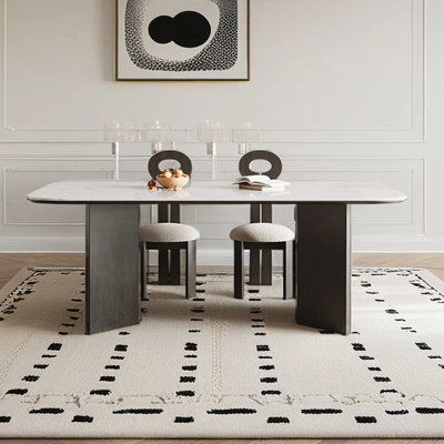 Modern minimalist dining table