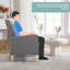 Oka Upholstered Linen Armchair-1930285142