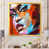 Impression dorée sur toile encadrée