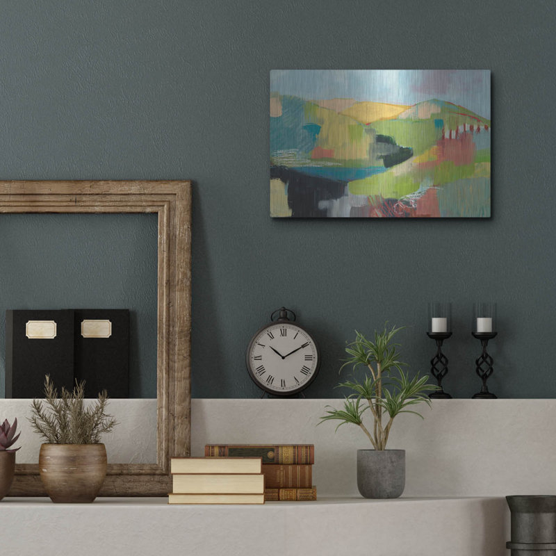 Art mural en métal Lark Manor ™ «Headlands» par Jan Weiss, H 12 po x l 16 po