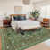 Botanical Flora Machine Washable Rug Low Pile Throw Carpet Non Slip Non Shedding Floor Cover Stain Resistant Folding Carpet For Home Decor