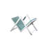 Luxe Glass and Steel Magazine Rack