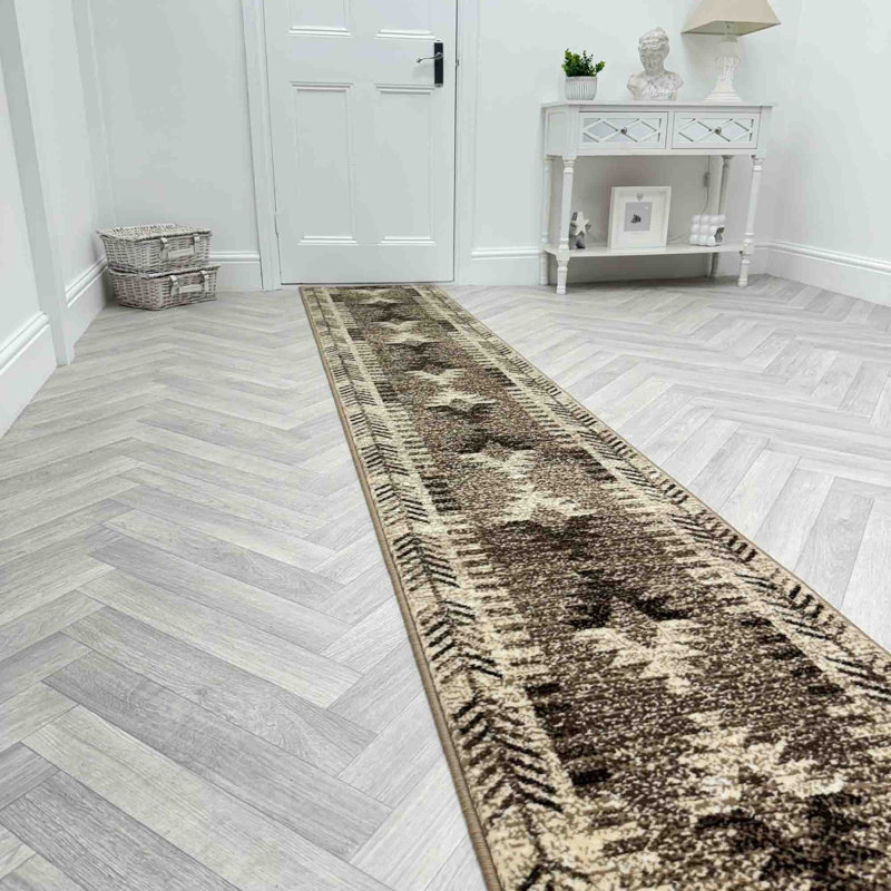 Runner Geometric Area Rug, Runner 60 x 150 cm