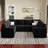 Seybert U Shaped Sofa Oversized Pullout Sofa Bed Modular Sectional Couch Convertible Sleeper-101957262